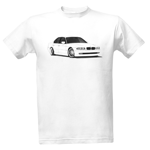 Tričko s potlačou BMW E38 Tuning