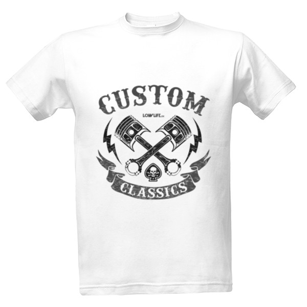 Tričko s potlačou Custom classics