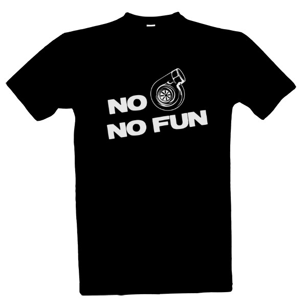 Tričko s potlačou No Turbo No Fun